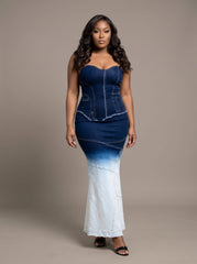 Denim Ombre Dress