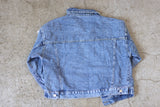 Ruffles & Heart Oversized Denim Jacket